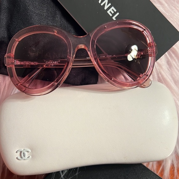 CHANEL Accessories Chanel Sunglasses Pink Poshmark